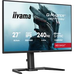 iiyama G-Master Red Eagle gaming monitor GB2771HSU-B1 27" Black, Height Adjustable, Ultra Slim Bezel, IPS, 240Hz, 0.4ms, Nvidia G-Sync, HDMI, Display Port, USB Hub thumbnail 0