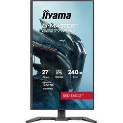 iiyama G-Master Red Eagle gaming monitor GB2771HSU-B1 27" Black, Height Adjustable, Ultra Slim Bezel, IPS, 240Hz, 0.4ms, Nvidia G-Sync, HDMI, Display Port, USB Hub thumbnail 12