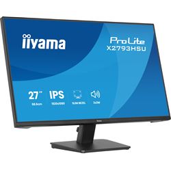 iiyama ProLite monitor X2793HSU-B1 27" IPS, 120Hz, Black, 4-side slim bezel and C energy class, HDMI, Display Port, USB Hub thumbnail 6