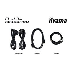iiyama ProLite monitor X2793HSU-B1 27" IPS, 120Hz, Black, 4-side slim bezel and C energy class, HDMI, Display Port, USB Hub thumbnail 22