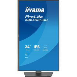 iiyama ProLite monitor XB2493HSU-B1 24" IPS, Height Adjustable, 120Hz, Black, 4-side slim bezel and C energy class, HDMI, Display Port, USB Hub thumbnail 3