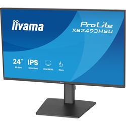 iiyama ProLite monitor XB2493HSU-B1 24" IPS, Height Adjustable, 120Hz, Black, 4-side slim bezel and C energy class, HDMI, Display Port, USB Hub thumbnail 9