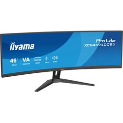 iiyama ProLite curved monitor XCB4594DQSU-B1 45" VA Dual QHD panel with USB Hub, HDMI and Height Adjustment, 450 cd/m² brightness thumbnail 0