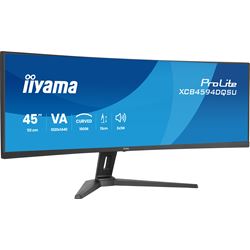 iiyama ProLite curved monitor XCB4594DQSU-B1 45" VA Dual QHD panel with USB Hub, HDMI and Height Adjustment, 450 cd/m² brightness thumbnail 22
