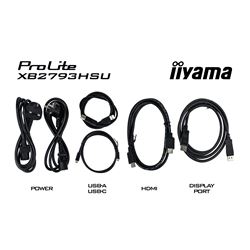 iiyama Prolite monitor X4373UHSU-B2 VA LED, USB-C, 4K, Picture-by/in-Picture, USB hub, flicker free, KVM Switch thumbnail 18