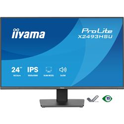 iiyama ProLite monitor X2493HSU-B1 24" IPS, 120Hz, Black, 4-side slim bezel and C energy class, HDMI, Display Port, USB Hub thumbnail 0