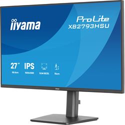 iiyama ProLite monitor XB2793HSU-B1 Height Adjustable, 27" IPS, 120Hz, Black, 4-side slim bezel and C energy class, HDMI, Display Port, USB Hub thumbnail 8