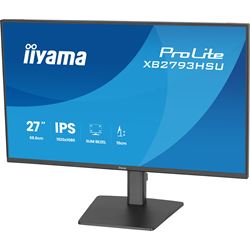 iiyama ProLite monitor XB2793HSU-B1 Height Adjustable, 27" IPS, 120Hz, Black, 4-side slim bezel and C energy class, HDMI, Display Port, USB Hub thumbnail 9