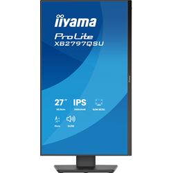 iiyama ProLite monitor XB2797QSU-B1 27" IPS, Height Adjustable, 2560x1440, 4-side slim bezel, 75hz, Black, HDMI, Display Port, thumbnail 3