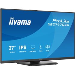 iiyama ProLite monitor XB2797QSU-B1 27" IPS, Height Adjustable, 2560x1440, 4-side slim bezel, 75hz, Black, HDMI, Display Port, thumbnail 9