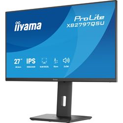 iiyama ProLite monitor XB2797QSU-B1 27" IPS, Height Adjustable, 2560x1440, 4-side slim bezel, 75hz, Black, HDMI, Display Port, thumbnail 10
