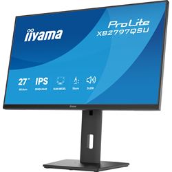iiyama ProLite monitor XB2797QSU-B1 27" IPS, Height Adjustable, 2560x1440, 4-side slim bezel, 75hz, Black, HDMI, Display Port, thumbnail 11