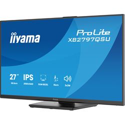 iiyama ProLite monitor XB2797QSU-B1 27" IPS, Height Adjustable, 2560x1440, 4-side slim bezel, 75hz, Black, HDMI, Display Port, thumbnail 12