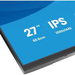 iiyama ProLite monitor XB2797QSU-B1 27" IPS, Height Adjustable, 2560x1440, 4-side slim bezel, 75hz, Black, HDMI, Display Port, thumbnail 16