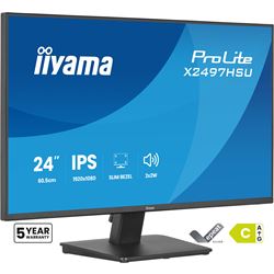iiyama ProLite monitor X2497HSU-B1 24" IPS, Full HD, energy label C, HDMI, Display Port, 120 hz, Eye Comfort  thumbnail 3