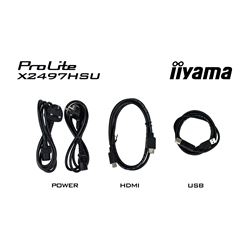 iiyama ProLite monitor X2497HSU-B1 24" IPS, Full HD, energy label C, HDMI, Display Port, 120 hz, Eye Comfort  thumbnail 15