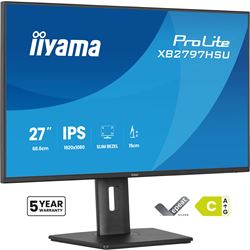iiyama ProLite monitor XB2797HSU-B1 27" IPS, Height Adjustable, Full HD, energy label C, HDMI, Display Port, 120 hz, Eye Comfort  thumbnail 4
