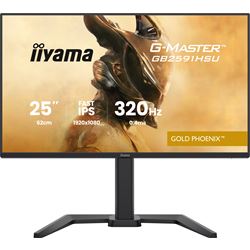 iiyama G-Master Gold Phoenix gaming monitor GB2591HSU-B1 24.5" Black, Fast IPS, Ultra Slim Bezel, Full HD, 320Hz, 0.4ms, FreeSync, HDMI, Display Port, USB Hub thumbnail 0