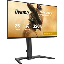 iiyama G-Master Gold Phoenix gaming monitor GB2591HSU-B1 24.5" Black, Fast IPS, Ultra Slim Bezel, Full HD, 320Hz, 0.4ms, FreeSync, HDMI, Display Port, USB Hub thumbnail 4