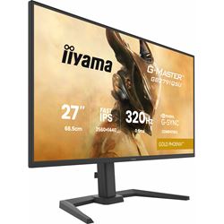 iiyama G-Master Gold Phoenix gaming monitor GB2791QSU-B1 27" Black, Fast IPS, Ultra Slim Bezel, QHD Res 2560 x 1440, 320Hz, 0.4ms, FreeSync, HDMI, Display Port, USB Hub thumbnail 3