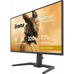 iiyama G-Master Gold Phoenix gaming monitor GB2791QSU-B1 27" Black, Fast IPS, Ultra Slim Bezel, QHD Res 2560 x 1440, 320Hz, 0.4ms, FreeSync, HDMI, Display Port, USB Hub thumbnail 6