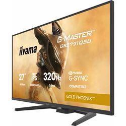 iiyama G-Master Gold Phoenix gaming monitor GB2791QSU-B1 27" Black, Fast IPS, Ultra Slim Bezel, QHD Res 2560 x 1440, 320Hz, 0.4ms, FreeSync, HDMI, Display Port, USB Hub thumbnail 7