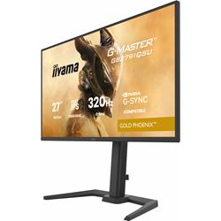 iiyama G-Master Gold Phoenix gaming monitor GB2791QSU-B1 27" Black, Fast IPS, Ultra Slim Bezel, QHD Res 2560 x 1440, 320Hz, 0.4ms, FreeSync, HDMI, Display Port, USB Hub thumbnail 8