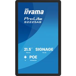 iiyama ProLite S2225AS-B1P Professional Grade Small Format Signage, 22”, Android OS, IPS, LAN control, POE, USB-C thumbnail 1