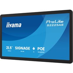 iiyama ProLite S2225AS-B1P Professional Grade Small Format Signage, 22”, Android OS, IPS, LAN control, POE, USB-C thumbnail 3