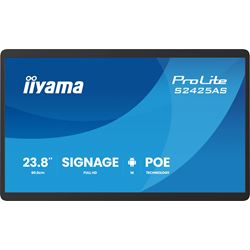 iiyama ProLite S2425AS-B1P Professional Grade Small Format Signage, 24”, Android OS, IPS, LAN control, POE, USB-C thumbnail 0