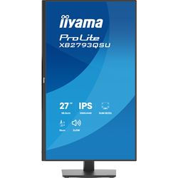 iiyama ProLite monitor XB2793QSU-B1 Height Adjustable ergonoic stand, 27" IPS, 75Hz, Black, 4-side slim bezel and QHD Res 2560×1440, HDMI, Display Port, USB Hub thumbnail 2