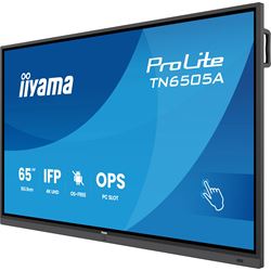 iiyama ProLite TN6505A-B1AG 65’’ 4k, IPS, HDMI/DP/USB-C, OS-Free Professional Touch Display for Maximum Security and Full IT Control, Anti-Glare with wall mount. thumbnail 2