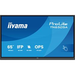 iiyama ProLite TN6505A-B1AG 65’’ 4k, IPS, HDMI/DP/USB-C, OS-Free Professional Touch Display for Maximum Security and Full IT Control, Anti-Glare with wall mount. thumbnail 0