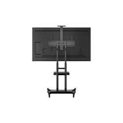 Multibrackets M Public Floorstand Basic for 55" - 86" screens -  max load: 90kg - UL - VESA: 200x200-800x500mm - black thumbnail 2