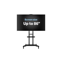 Multibrackets M Public Floorstand Basic for 55" - 86" screens -  max load: 90kg - UL - VESA: 200x200-800x500mm - black thumbnail 3