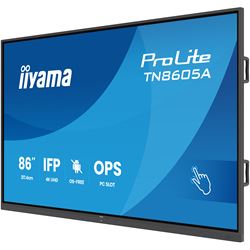 iiyama ProLite TN8505A-B1AG 85’’ 4k, IPS, HDMI/DP/USB-C, OS-Free Professional Touch Display for Maximum Security and Full IT Control, Anti-Glare with wall mount. thumbnail 2