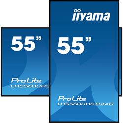 iiyama ProLite LH5560UHS-B2AG 55", VA, 4K, 24/7 Hours Operation, HDMI x 3, Landscape/Portrait, Anti-Glare, Android OS and FailOver thumbnail 5