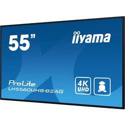 iiyama ProLite LH5560UHS-B2AG 55", VA, 4K, 24/7 Hours Operation, HDMI x 3, Landscape/Portrait, Anti-Glare, Android OS and FailOver thumbnail 4