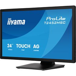 iiyama ProLite monitor T2452MSC-B2AG 24" Black, IPS, Projective Capacitive 10pt touch, HDMI, Display Port, edge-to-edge glass, anti fingerprint coating, anti-glare thumbnail 2