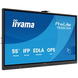 iiyama ProLite TE5513A-B2AG 55’’ Google EDLA Certified 4K Touchscreen, iiWare 21E with Android 14-EDLA, WiFi-6E with Bluetooth 5, with wall mount. thumbnail 3