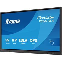 iiyama ProLite TE5513A-B2AG 55’’ Google EDLA Certified 4K Touchscreen, iiWare 21E with Android 14-EDLA, WiFi-6E with Bluetooth 5, with wall mount. thumbnail 4