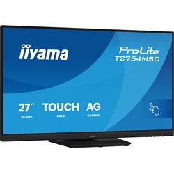 iiyama ProLite touch screen monitor T2754MSC-B2AG 27" Black, IPS, Full HD, Projective Capacitive 10pt touch, HDMI, Anti-Glare thumbnail 0