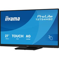 iiyama ProLite touch screen monitor T2754MSC-B2AG 27" Black, IPS, Full HD, Projective Capacitive 10pt touch, HDMI, Anti-Glare thumbnail 3