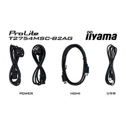 iiyama ProLite touch screen monitor T2754MSC-B2AG 27" Black, IPS, Full HD, Projective Capacitive 10pt touch, HDMI, Anti-Glare thumbnail 14