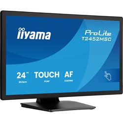 iiyama ProLite monitor T2452MSC-B2 24" Black, IPS, Projective Capacitive 10pt touch, HDMI, Display Port, edge-to-edge glass, anti fingerprint coating thumbnail 2