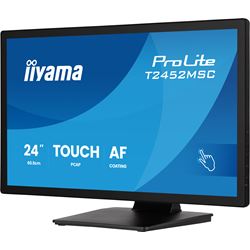 iiyama ProLite monitor T2452MSC-B2 24" Black, IPS, Projective Capacitive 10pt touch, HDMI, Display Port, edge-to-edge glass, anti fingerprint coating thumbnail 3