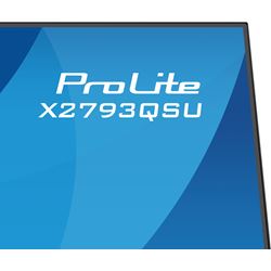 iiyama ProLite monitor X2793QSU-B1, 27" IPS, 75Hz, Black, 4-side slim bezel and QHD Res 2560×1440, HDMI, Display Port, USB Hub thumbnail 5
