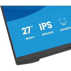 iiyama ProLite monitor X2793QSU-B1, 27" IPS, 75Hz, Black, 4-side slim bezel and QHD Res 2560×1440, HDMI, Display Port, USB Hub thumbnail 8