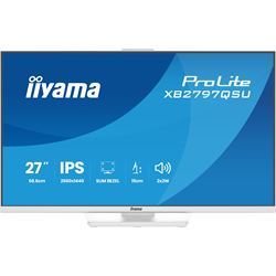 iiyama ProLite monitor XB2797QSU-W1 27" IPS, Height Adjustable, 2560x1440, 4-side slim bezel, 75hz, White, HDMI, Display Port, thumbnail 5