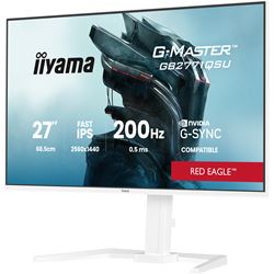 iiyama G-Master Red Eagle gaming monitor GB2771QSU-W1 27" White, Height Adjustable, QHD Resolution, Ultra Slim Bezel, IPS, 200Hz, 0.5ms, Nvidia G-Sync, HDMI, Display Port, USB Hub thumbnail 4